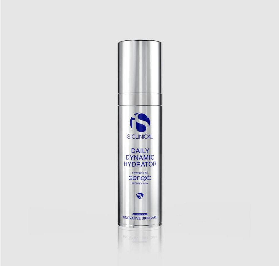 iS Clinical Daily Dynamic Hydrator 50g moisturiser in silver pump bottle