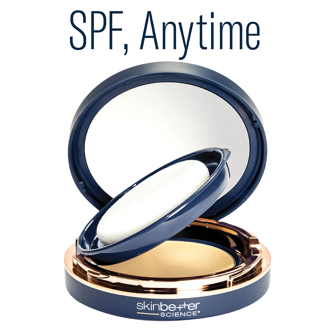 Skinbetter Science Tone Smart SPF 12g tinted mineral sunscreen compact, open